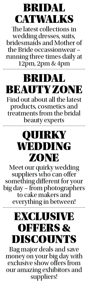 BRIDAL CATWALKS The latest collections in wedding dresses, suits, bridesmaids and Mother of the Bride occassionwear     