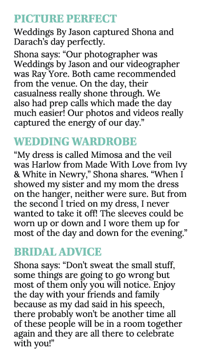 PICTURE PERFECT Weddings By Jason captured Shona and Darach s day perfectly  Shona says:  Our photographer was Weddin   