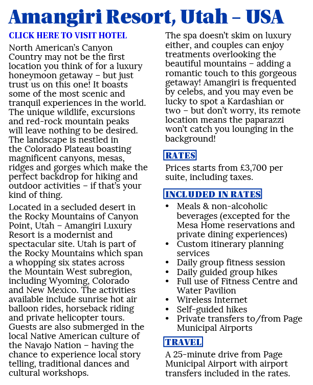 Amangiri Resort, Utah   USA CLICK HERE TO VISIT HOTEL North American s Canyon Country may not be the first location y   