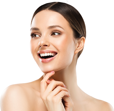 Beautiful young woman with clean fresh skin on face   Girl facial  treatment     Cosmetology , beauty  and spa  