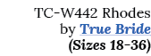TC-W442 Rhodes by True Bride (Sizes 18-36)