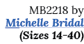 MB2218 by Michelle Bridal (Sizes 14-40)