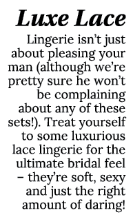 Luxe Lace Lingerie isn t just about pleasing your man (although we re pretty sure he won t be complaining about any o   