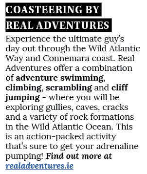 Coasteering by Real Adventures Experience the ultimate guy s day out through the Wild Atlantic Way and Connemara coas   