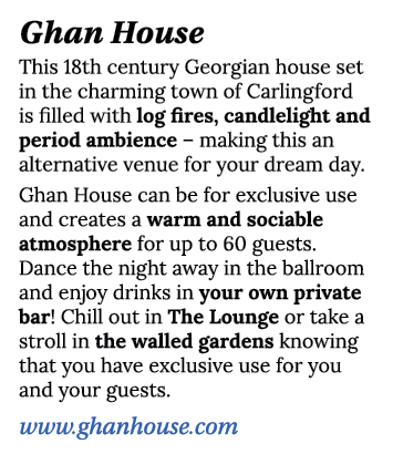 Ghan House This 18th century Georgian house set in the charming town of Carlingford is filled with log fires, candlel   