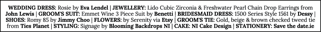 WEDDING DRESS: Rosie by Eva Lendel   JEWELLERY: Lido Cubic Zirconia & Freshwater Pearl Chain Drop Earrings from John    