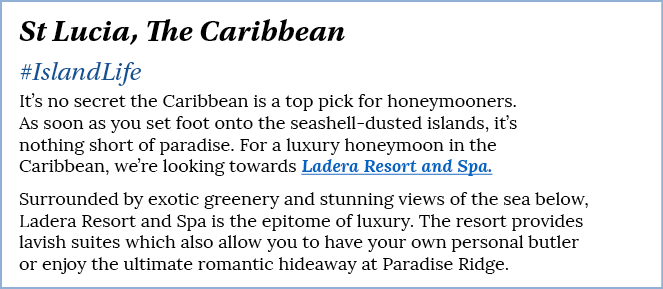St Lucia, The Caribbean #IslandLife It s no secret the Caribbean is a top pick for honeymooners  As soon as you set f   