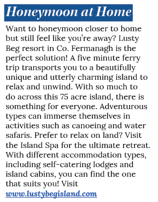 Honeymoon at Home Want to honeymoon closer to home but still feel like you re away  Lusty Beg resort in Co  Fermanagh   