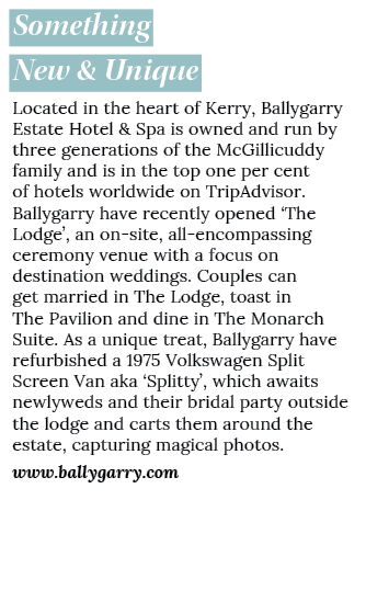 Something New & Unique Located in the heart of Kerry, Ballygarry Estate Hotel & Spa is owned and run by three generat...