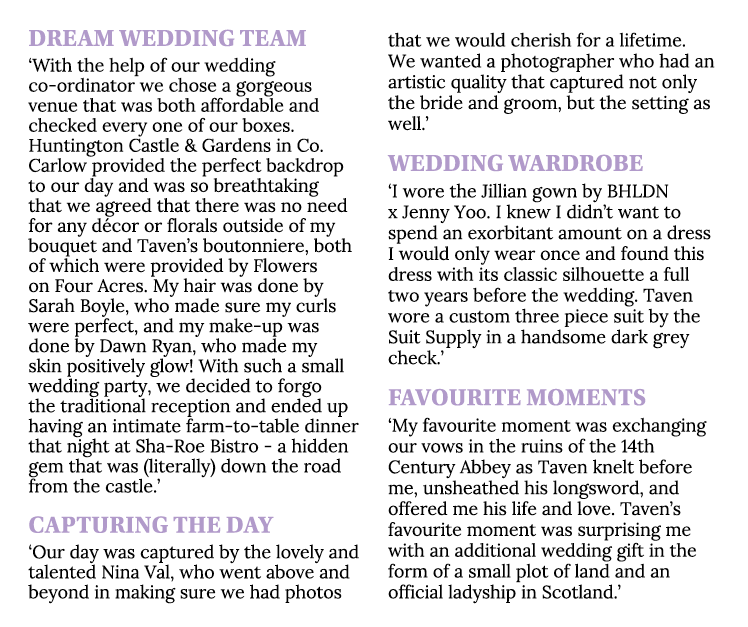 Dream Wedding Team ‘With the help of our wedding co ordinator we chose a gorgeous venue that was both affordable and ...