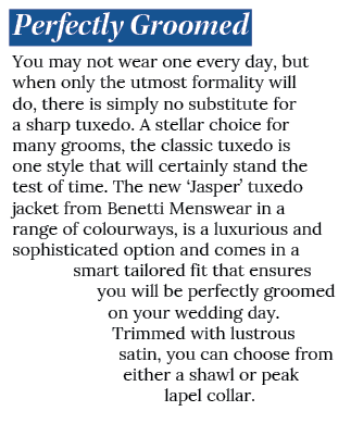 Perfectly Groomed You may not wear one every day, but when only the utmost formality will do, there is simply no subs...