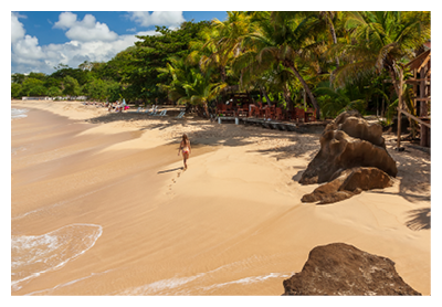 Caribbean. The Island Of Grenada. Grenada is a country and an island located in the southern part of the Antilles, Beautiful View Of Grand Anse In Grenada