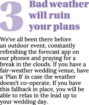 3Bad weather will ruin your plans We’ve all been there before an outdoor event, constantly refreshing the forecast ap...