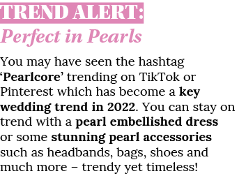 TREND ALERT: Perfect in Pearls You may have seen the hashtag  Pearlcore  trending on TikTok or Pinterest which has be   