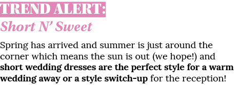 TREND ALERT: Short N  Sweet Spring has arrived and summer is just around the corner which means the sun is out (we ho   