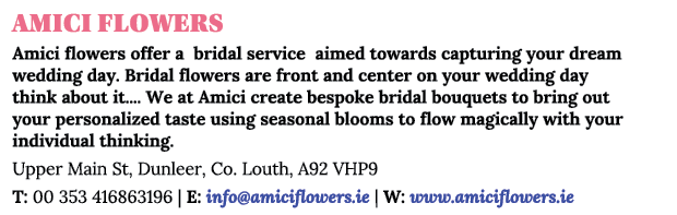 AMICI Flowers Amici flowers offer a bridal service aimed towards capturing your dream wedding day  Bridal flowers are   