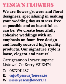 Yesca s Flowers We are flower growers and floral designers, specialising in making your wedding day as stress-free as   