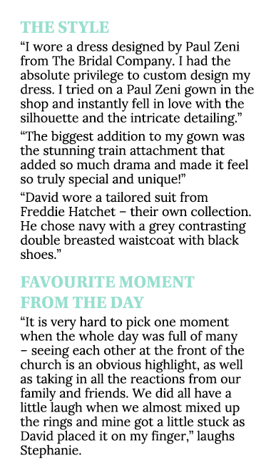 The Style  I wore a dress designed by Paul Zeni from The Bridal Company  I had the absolute privilege to custom desig   