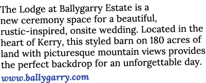 The Lodge at Ballygarry Estate is a new ceremony space for a beautiful, rustic-inspired, onsite wedding  Located in t   