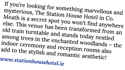 If you re looking for something marvellous and mysterious, The Station House Hotel in Co  Meath is a secret spot you    