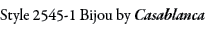 Style 2545-1 Bijou by Casablanca