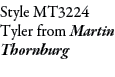Style MT3224 Tyler from Martin Thornburg