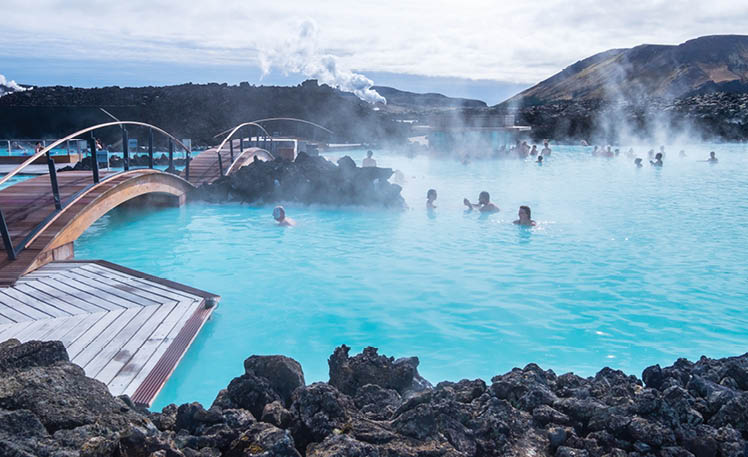 The Blue Lagoon geothermal spa is one of the most visited attractions in Iceland