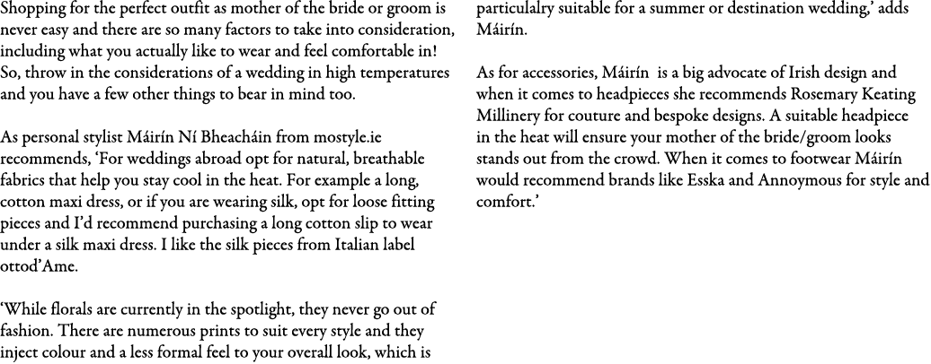 Shopping for the perfect outfit as mother of the bride or groom is never easy and there are so many factors to take i...