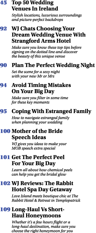 45 Top 50 Wedding Venues In Ireland Stylish locations, luxurious surroundings and picture perfect backdrops 92 WJ Cha...