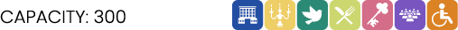 CAPACITY: 300 ￼ ￼ ￼ ￼ ￼ ￼ ￼