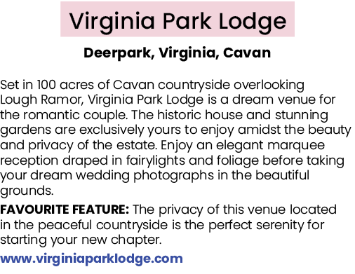 Virginia Park Lodge Deerpark, Virginia, Cavan Set in 100 acres of Cavan countryside overlooking Lough Ramor, Virginia...
