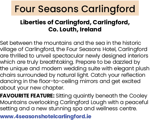 Four Seasons Carlingford Liberties of Carlingford, Carlingford, Co. Louth, Ireland Set between the mountains and the ...