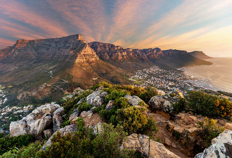 Table mountain sunset