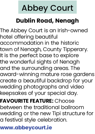 Abbey Court Dublin Road, Nenagh The Abbey Court is an Irish owned hotel offering beautiful accommodation in the histo...