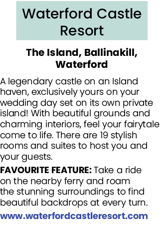 Waterford Castle Resort The Island, Ballinakill, Waterford A legendary castle on an Island haven, exclusively yours o...