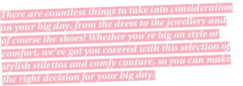 There are countless things to take into consideration on your big day, from the dress to the jewellery and of course    