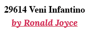 29614 Veni Infantino by Ronald Joyce 