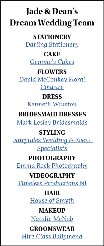 Jade & Dean's Dream Wedding Team Stationery Darling Stationery Cake Gemma s Cakes Flowers David McConkey Floral Coutu   