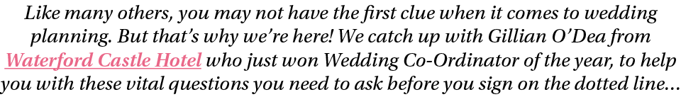 Like many others, you may not have the first clue when it comes to wedding planning  But that s why we re here  We ca   