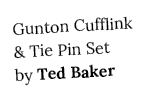 Gunton Cufflink & Tie Pin Set by Ted Baker
