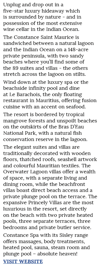 Unplug and drop out in a five-star luxury hideaway which is surrounded by nature - and in possession of the most exte   