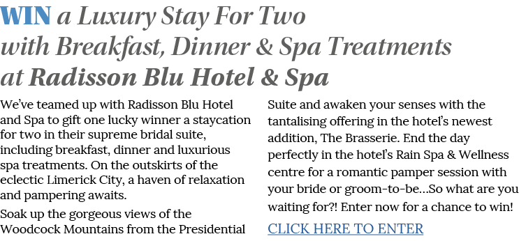 WIN a Luxury Stay For Two with Breakfast, Dinner & Spa Treatments at Radisson Blu Hotel & Spa We ve teamed up with Ra   
