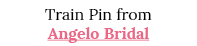 Train Pin from Angelo Bridal