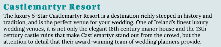 Castlemartyr Resort The luxury 5-Star Castlemartyr Resort is a destination richly steeped in history and tradition, a   