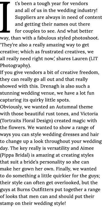 I t s been a tough year for vendors and all of us in the wedding industry  Suppliers are always in need of content an   