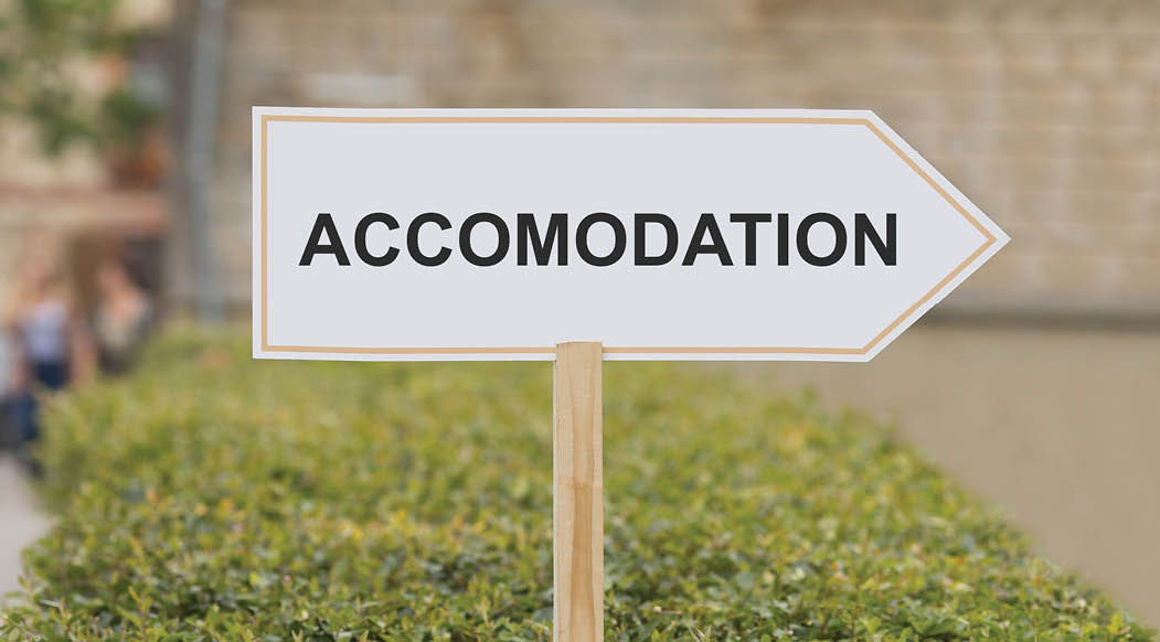 accomodation signpost