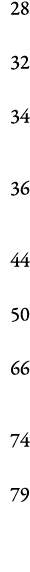 28 32  34  36  44  50  66  74  79  