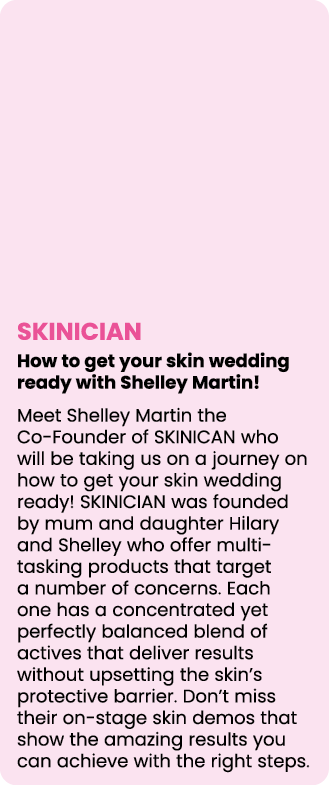 SKINICIAN How to get your skin wedding ready with Shelley Martin  Meet Shelley Martin the Co-Founder of SKINICAN who    