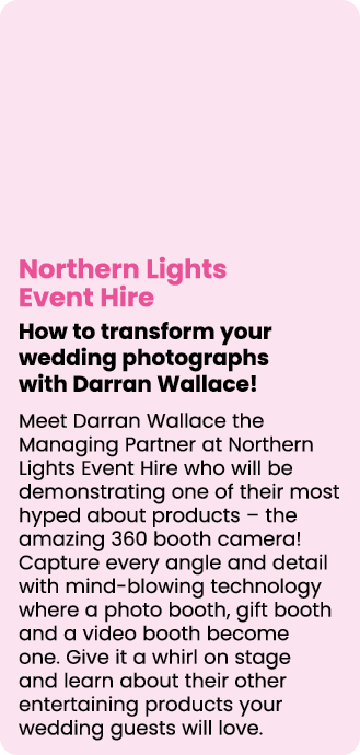 Northern Lights Event Hire How to transform your wedding photographs with Darran Wallace  Meet Darran Wallace the Man   