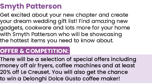 Smyth Patterson Get excited about your new chapter and create your dream wedding gift list  Find amazing new gadgets,   